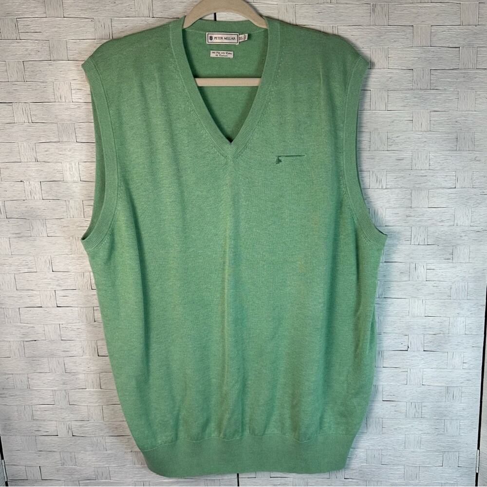 Peter Millar Mens Sweater Vest Preppy‎ Silk Cotton Kashmir spring Easter